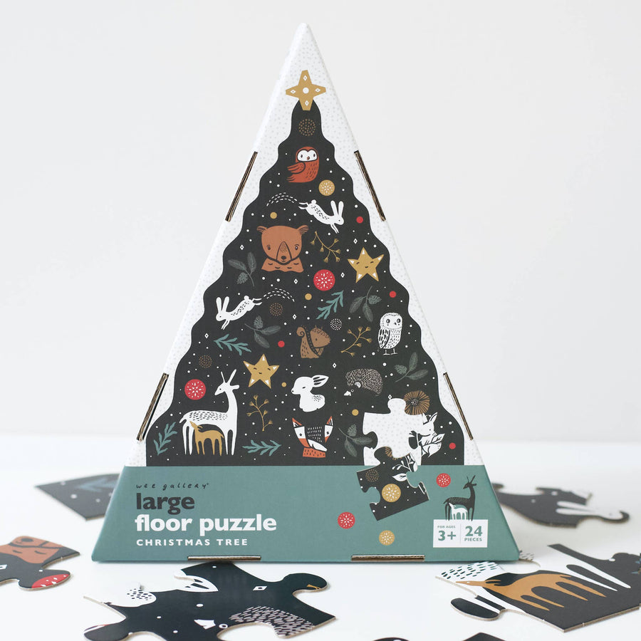 Weihnachtsbaum-Bodenpuzzle