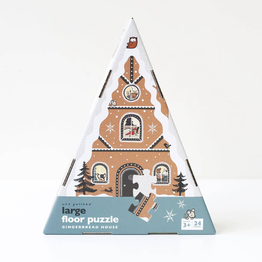 Lebkuchenhaus Weihnachts-Bodenpuzzle